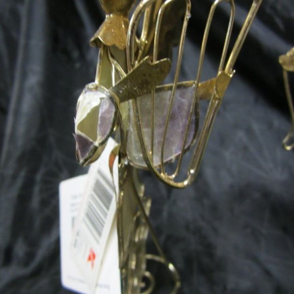 Vtg 80-90'S KMART TRIM A HOME CAPIZ ANGEL TABLETOP SET OF 3 ANGELS METAL W/CAPIZ - Picture 6 of 10